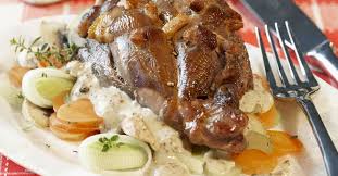 Hasenbraten Mit Gemuse Sahne Sauce Rezept Rezepte Hauptgericht Rezeptideen