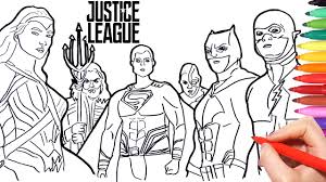 Attributes of god coloring pages. Justice League Coloring Pages How To Draw Batman Superman Wonder Woman Flash Aquaman Superheroes Youtube