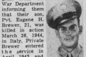 East Tennessee Veterans Memorial Association — Brewer, Eugene H.