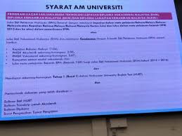 C g engkau sarjana muda e am resah mencari kerja f c g mengandalkan ijasahmu c g empat tahun lamanya e am bergelut dengan buku f c g tuk jaminan masa depan. Fazlli Patkar On Twitter Tambahan Syarat Am Kemasukan
