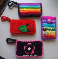 Estuche Monederos Tejidos A Crochet Movil De Ganchillo Bolsitas A Crochet Patrones