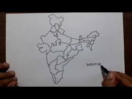 How To Draw The Map Of India With States