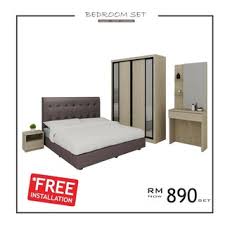 Pan crosby sofa set rm 549: Ready Stock Free Shipping Installation For Klangvalley Selangor Bestprice Full White Bed Room Set Shopee Malaysia