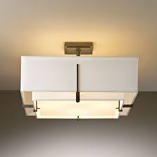 Shop our great selection of flush mount & save. Exos Square Double Shade Semi Flush Ceiling Light By Hubbardton Forge 126507 1079 Semi Flush Ceiling Lights Flush Mount Ceiling Lights Flush Mount Ceiling