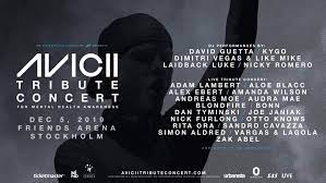 In 2012, avicii played sold out two shows at stockholm's ericsson globe, a 15,000 capacity arena in the heart of his native city. The Avicii Tribute Concert