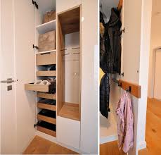 Garderobe in nische edy meyer möbel, moderne einbau garderobe in eiche buche oder kirschbaum, garderobe und schuhschrank, schrank in nische einbauschrank garderobe einbauschrank. Garderoben