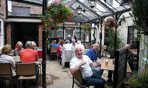 You don't have to be a guest at the white swan hotel to sit in the dining room for a meal which is a treat since the restaurant is the closest one can get to dining on board the titanic. First Look Inside Historic York Pub After Its 300k Makeover Yorkmix