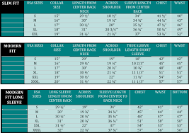 size charts guayabera culture