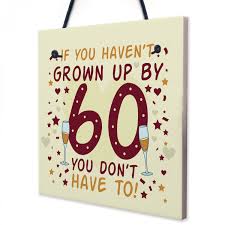 Giving a 60th birthday present is made better when it's something she'll really love! Funny 60th Birthday Card 60th Birthday Presents For Women Men
