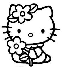 The sweetest free hello kitty coloring pages you can print out. Cute Printable Hello Kitty Coloring Pages Novocom Top