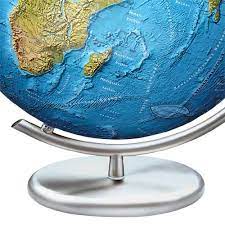 This series features a unique soft. Globe Columbus Duorama Relief