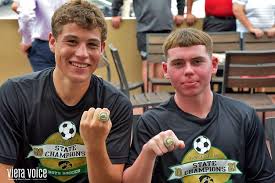 Viera boys soccer players get state championship rings