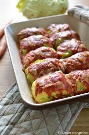 Choux Farcis Vegetariens Tofu Carottes Et Champignons En 2019 Choux Farci Vegetarien Chou Farci Et Chou Vert Farci