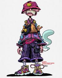 Gawx Art On Instagram Oooof Crazy Character This Is My Second Official Digital Drawing And The First Doodle Art Drawing Cute Doodle Art Graffiti Style Art