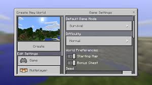 Jun 15, 2019 · in this video i will show you step by step how to create a new world in minecraft: Minecraft News Ar Twitter New World Options Such As Bonus Chests And Starter Maps Are Confirmed Features Coming In Mcpe 1 2 Bettertogether D Https T Co Imynlnyaua