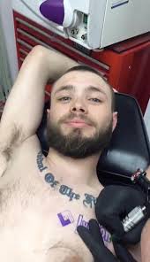 Scaffolder gets tattoo of his firm's logo