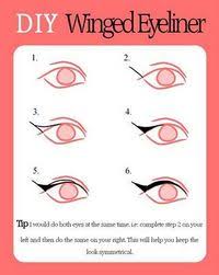Diy Winged Eyeliner Chart Helpful I Can Never Do It Right