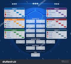 Le calendrier de l'euro 2016 en france a été défini par la fédération européenne de football (uefa). Match Schedule Template For Web Print Football Results Table Flags Of European Countries Participating To The Final T Image Vectorielle Modelisme Vectoriel