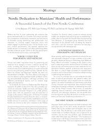 September 1973) er en norsk programleder fra oslo. Pdf Nordic Dedication To Musicians Health And Performance A Successful Launch Of The First Nordic Conference Helene Paarup Academia Edu