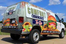 How much does it cost to start. Comfort Food Design Ideas Catering Van Ideas Partial Van Wrap Ideas Food Truck Wraps Advertising Van Wrap Van Wrap Ideas Car Wrap Van Wrap