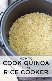 How To Cook Quinoa In The Rice Cooker Project Meal Plan Recipe How To Cook Quinoa Rice Cooker Recipes Recipes