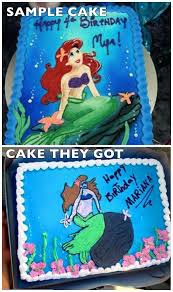 Diese Eher Nicht So Gute Arielle Die Meerjungfrau Torte Lustige Nagel Lustige Kuchen Kinderhumor