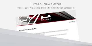 Selbstpräsentation aufbau und inhalt muster und beispiele eigene motivation herausarbeiten so passgenau vorbereiten. Mitarbeiter Newsletter Fur Interne Kommunikation Evalanche