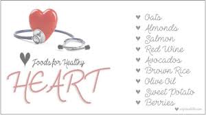 9 Good Foods For Healthy Heart A Diet Chart For Heart