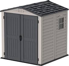 With plenty of interior capacity, this… Keter Artisan Pent Outdoor Plastic Garden Storage Shed Grey 9 X 7 Ft Amazon Co Uk Garden Outdoors