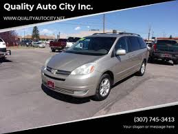 Every used car for sale comes with a free carfax report. Toyota Sienna For Sale In Laramie Wy Quality Auto City Inc