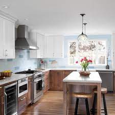 Wood and metal kitchen island paneling modern artwork ideas. 75 Beautiful Gray Kitchen Pictures Ideas August 2021 Houzz