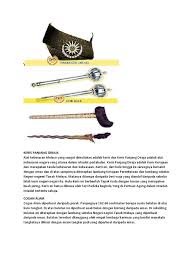 Pedang, keris panjang dan sundang diraja adalah tiga senjata melayu lama yang dijadikan sebahagian daripada alat kebesaran diraja iaitu diambil daripada mata pedang, keris panjang dan sundang zaman purbakala. Z