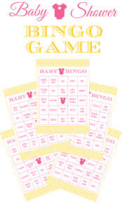 Home » free printables » free printable baby shower bingo. Girl Baby Shower Bingo Game Printable Printabelle