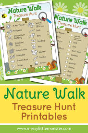 A is for astronaut coloring page. Nature Walk Scavenger Hunt Messy Little Monster