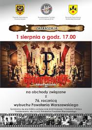 Muzeum powstania warszawskiego 85,00 zł Zaproszenie Na Obchody 76 Rocznicy Wybuchu Powstania Warszawskiego Starostwo Powiatowe W Namyslowie