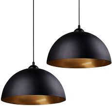 Most suppliers are capable of changing the sizes and shapes at the client's request. 17 Stories Industrial Pendant Light 2 Pack Vintage Hanging Lighting Fixuture With Black Metal Dome Lamp Shade Reviews Wayfair