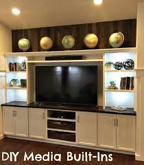 Install the cabinets into each other and the wall. Fabulous Before And Afters Built In Entertainment Center Entertainment Center Built Ins