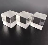 Cubo divisor de haz de prisma óptico, cubo retroreflector de esquina,  prisma de haz láser