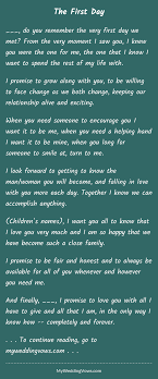 The First Day Vows Quotes Wedding Vows To Husband Wedding Day Quotes