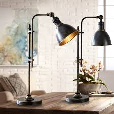 Williston Forge Burak Industrial Adjustable Bedside Office Desk Metal Table  Lamp & Reviews | Wayfair
