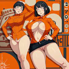 Hentai boruto - Rule 34 Hinata loves Anal - Milf Sakura spreads Hinata ass  to fucks in anal sex!