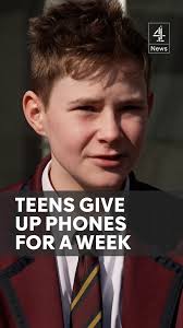 Could you give up your phone for a week? At a school in Canterbury there's  a social experiment running to see just how teenagers respond to the issues  their phones can cause