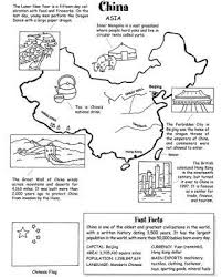 Map Of China Geography Worksheet Infographic Illustration Design Infographic Design