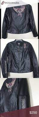 Harley Davidson Spontaneity Leather Jacket Sz M Burgundy Jacket Outfit Clothes Design Leather Jacket