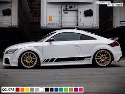 Sticker Decal Vinyl Side Door Stripes For Audi Tt Rs 2006 2017 Sport Spoiler Lip Ultimateprocy1 Audi Tt Audi Tt Rs Audi