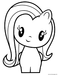 Get inspired by our community of talented artists. Pony Fluttershy Coloring Pages Printable