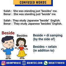 Masukan suara tidak didukung di browser ini. Beside And Besides Confusingwords Confusedwords Pelajaranbahasainggris Bahasainggris Bahasainggrisonline