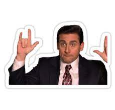 Michael Scott Sticker By Briannawb In 2021 The Office Stickers Michael Scott Laptop Stickers
