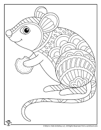 Choose your favorite animals in this chart or see our baby animals, farm animals, and zoo animals in the charts below. Cute Mouse Adult Coloring Page To Print Woo Jr Kids Activities