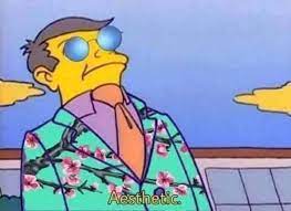 I Feel Like Sir Elton John Has Or Would Wear That Suit Mr Strange Inc Principal Skinner S Pathetic Simpsons Meme Elton John Vaporwave Art